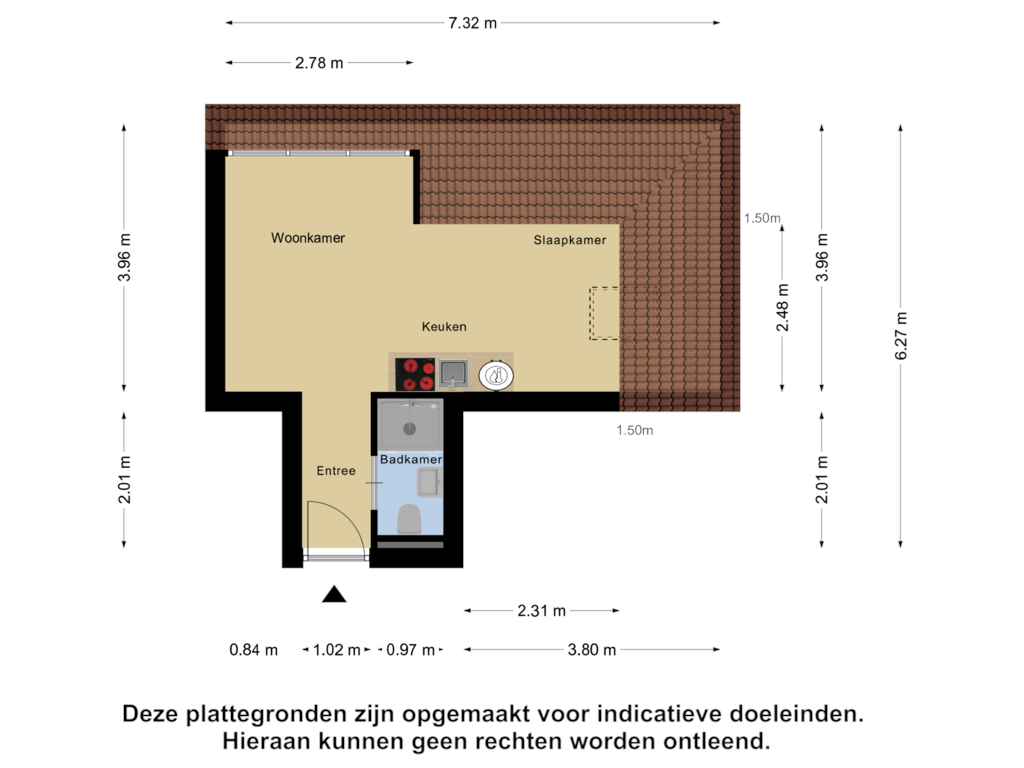 Bekijk plattegrond van Appartement van Beukenlaan 2-C7