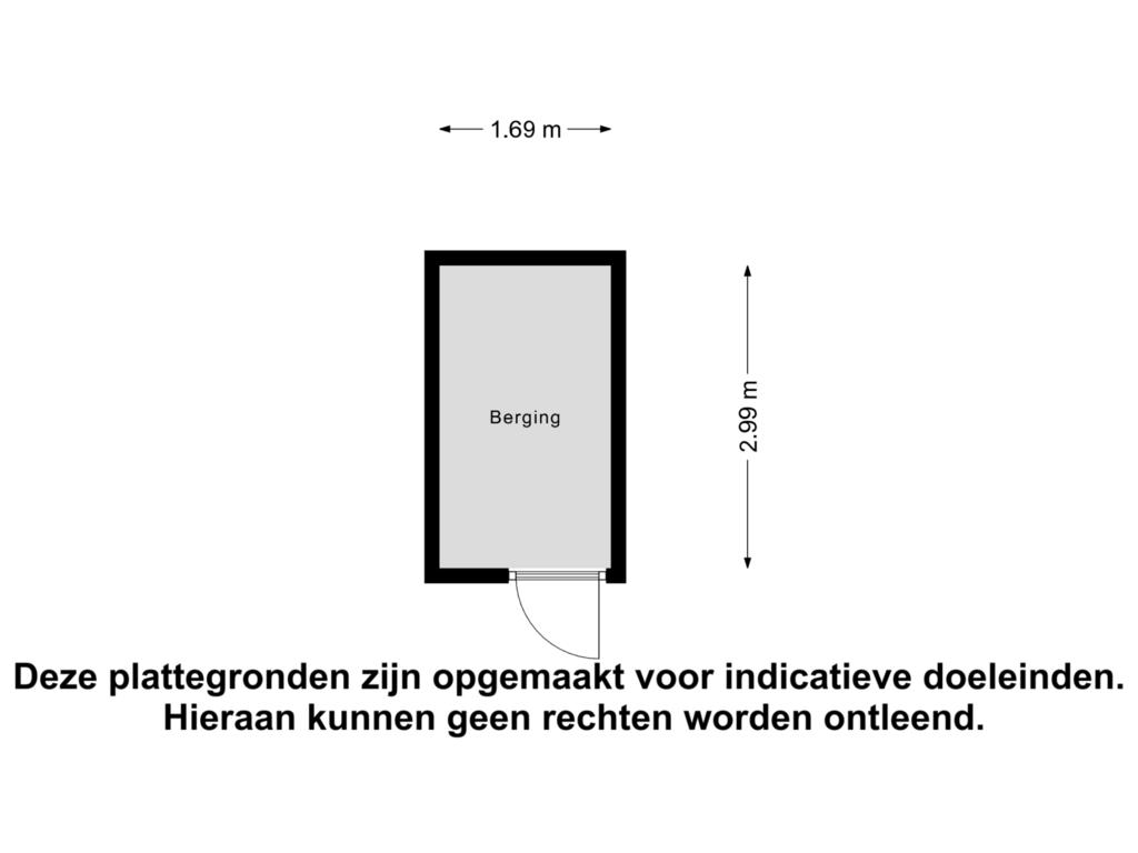 View floorplan of Berging of Merweplein 5-36