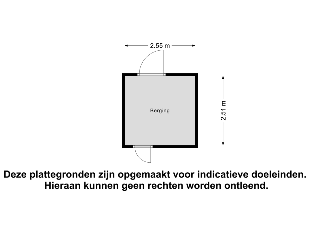 Bekijk plattegrond van Berging van Yukonstraat 19