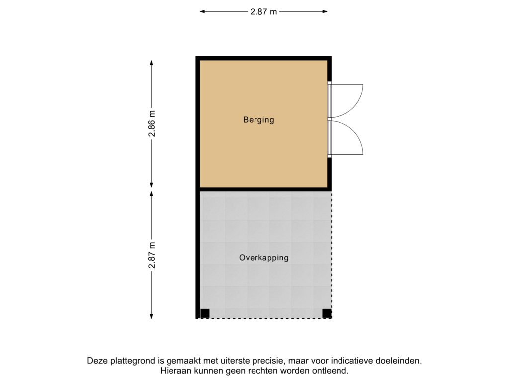 Bekijk plattegrond van Berging van Schierstins 7