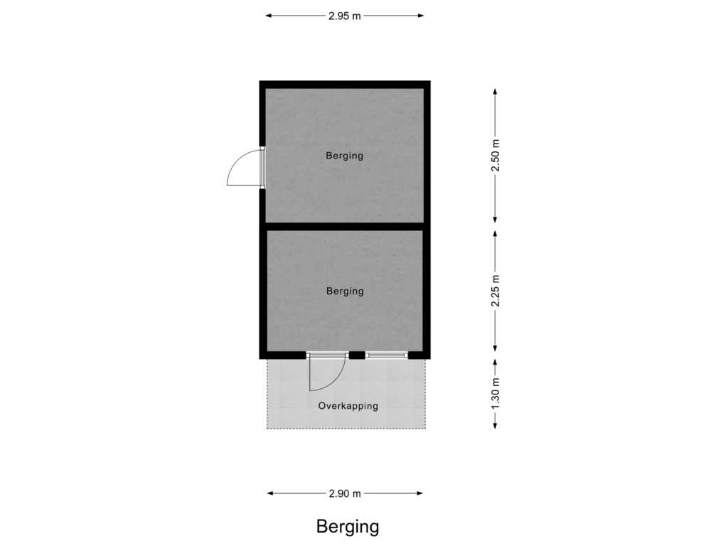 Bekijk plattegrond van Berging van Lommerhof 4