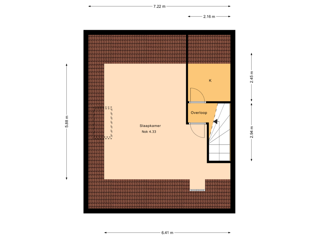 Bekijk plattegrond van 2e Verdieping van Nadine Gordimerlaan 30