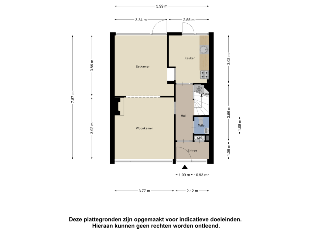 Bekijk plattegrond van Begane Grond van Amstenradestraat 20