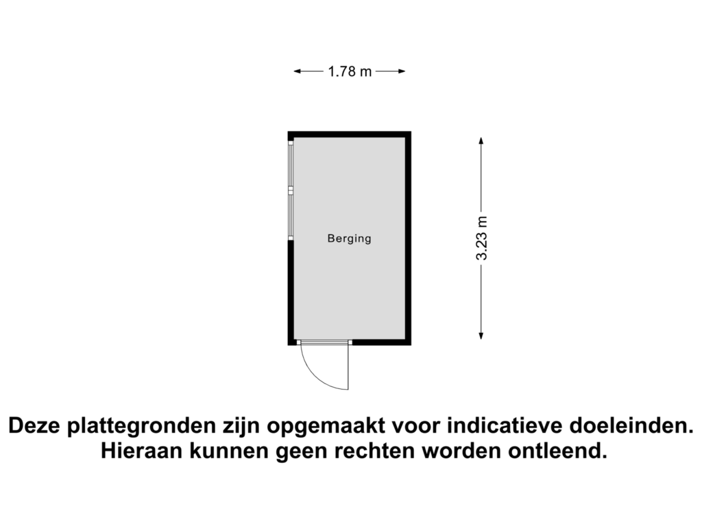 Bekijk plattegrond van Berging van Amstenradestraat 20