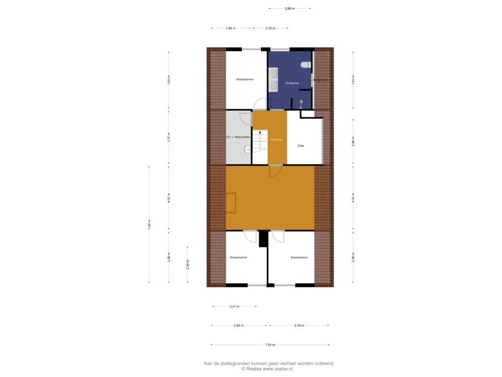 Bekijk plattegrond van Verdieping van Spankerstraat 1