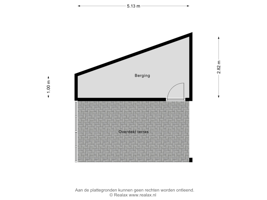 Bekijk plattegrond van Berging van Spankerstraat 1