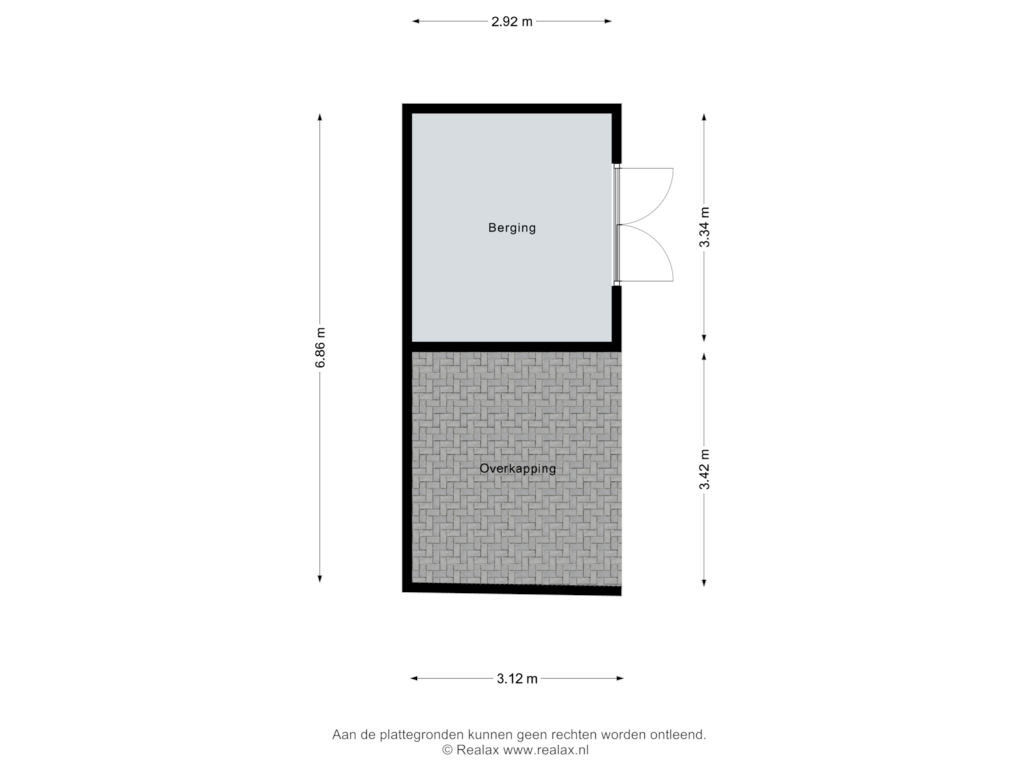 Bekijk plattegrond van Berging van De Savornin Lohmanstraat 6