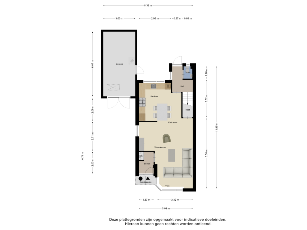 View floorplan of Begane Grond of Braakmansdijk 106