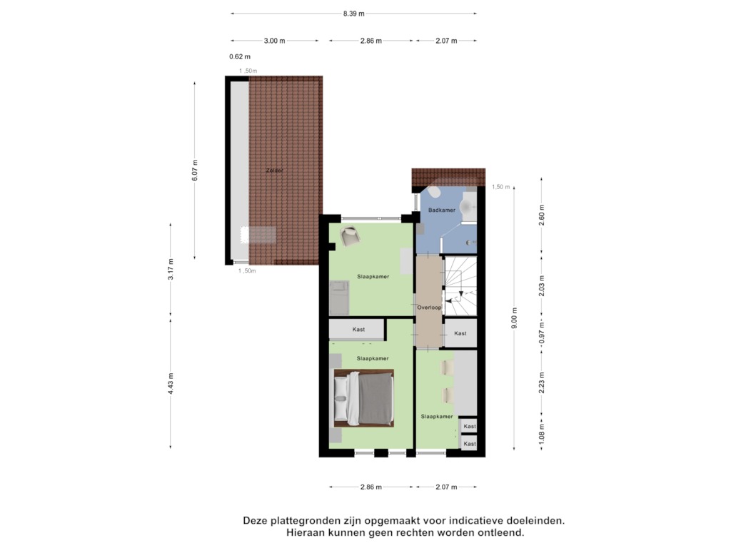 View floorplan of Eerste Verdieping of Braakmansdijk 106