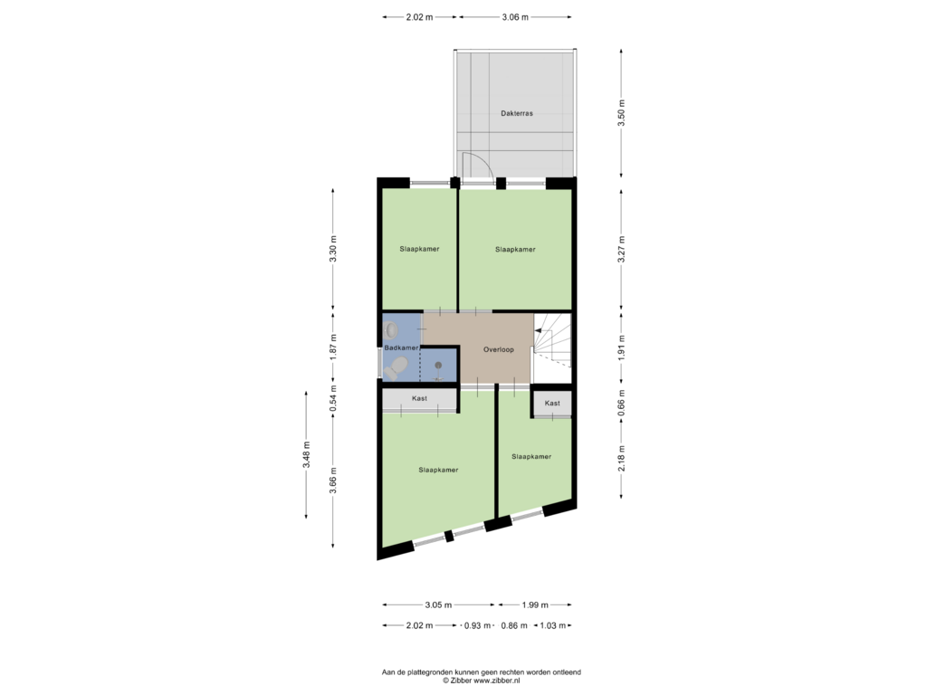 Bekijk plattegrond van Eerste Verdieping van Schoolstraat 42