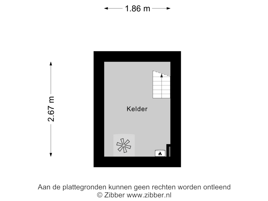 View floorplan of Kelder of Desiree Geeraertstraat 24