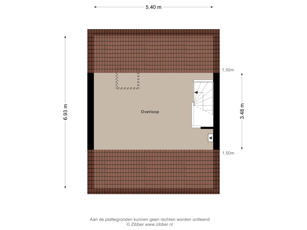 Bekijk plattegrond van Tweede Verdieping van Slakberg 10