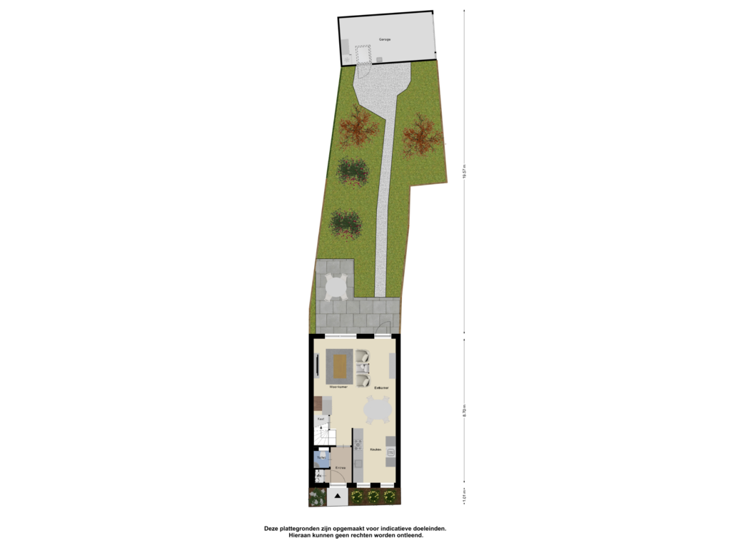 Bekijk plattegrond van Begane Grond _Tuin van Dorpsweide 4