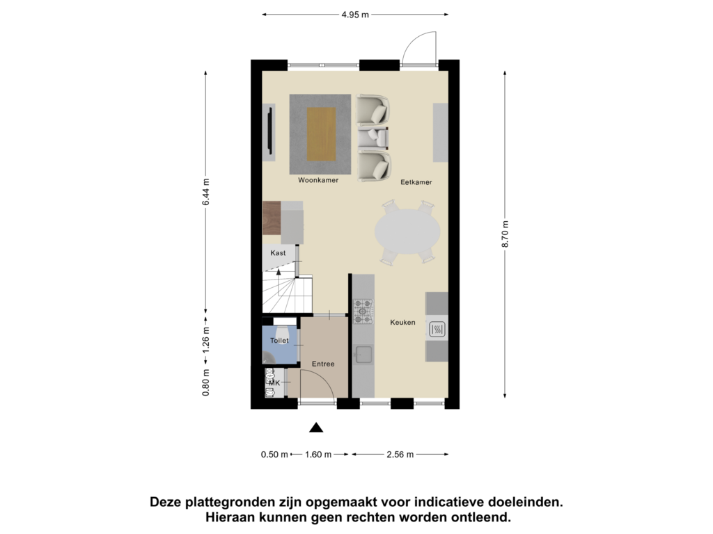 Bekijk plattegrond van Begane Grond van Dorpsweide 4