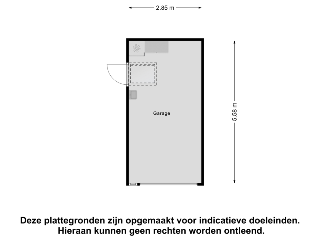 Bekijk plattegrond van Garage van Dorpsweide 4