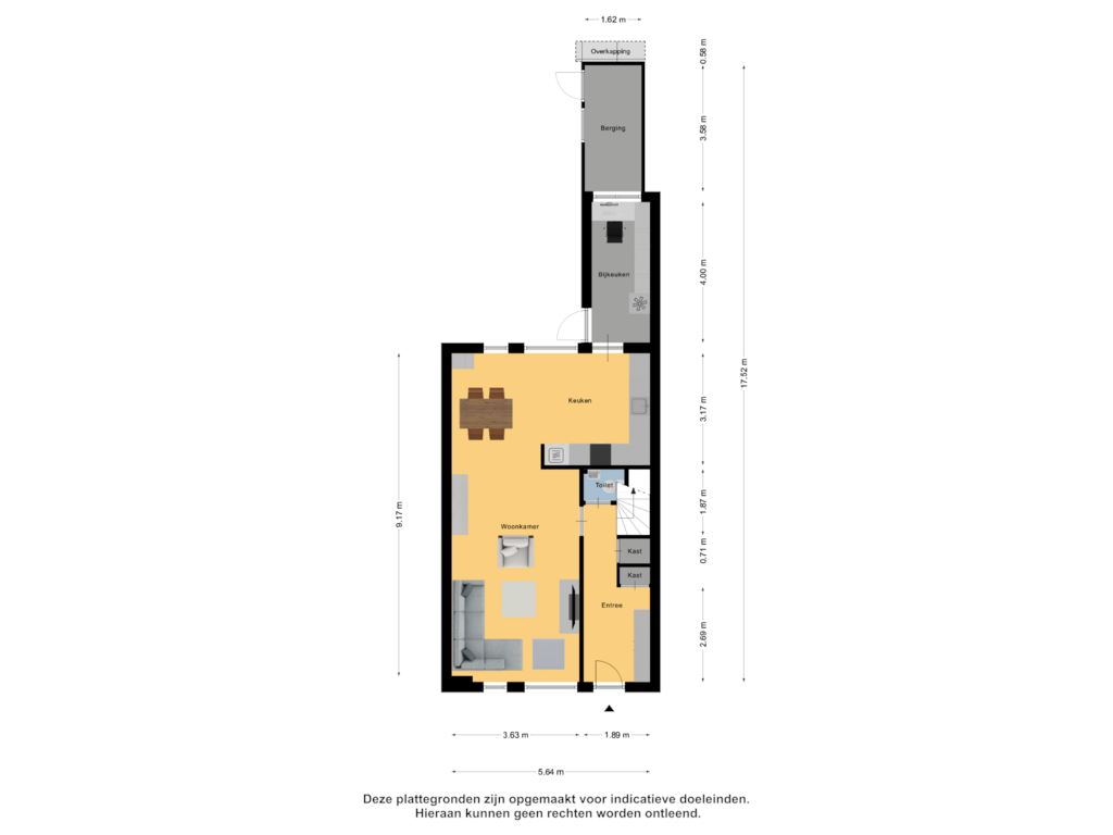 Bekijk plattegrond van Begane Grond van Dijkweg 6