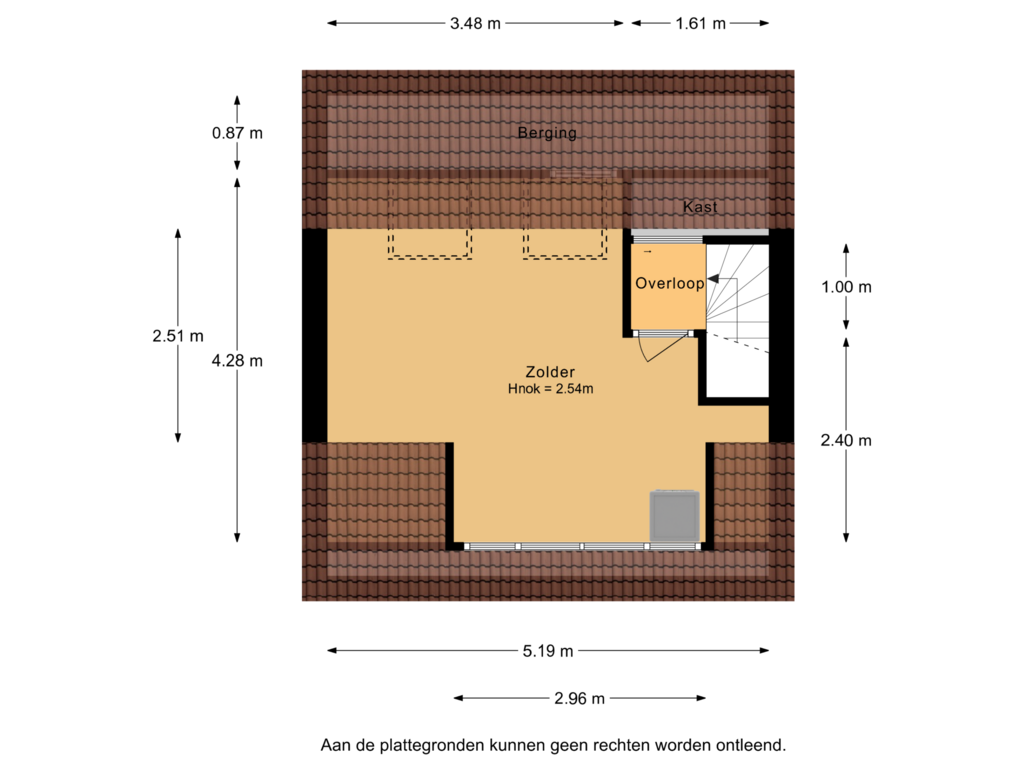 Bekijk plattegrond van 2e Verdieping van Zwanenkamp 783