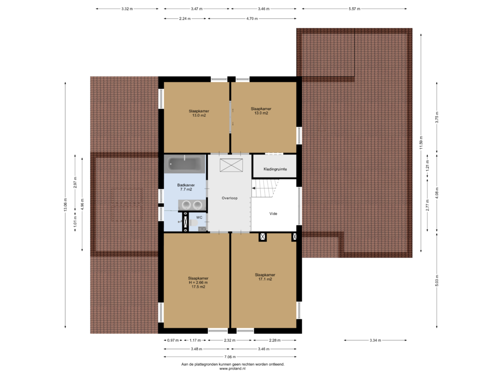 View floorplan of 1e Verdieping of It Sinderlân 31