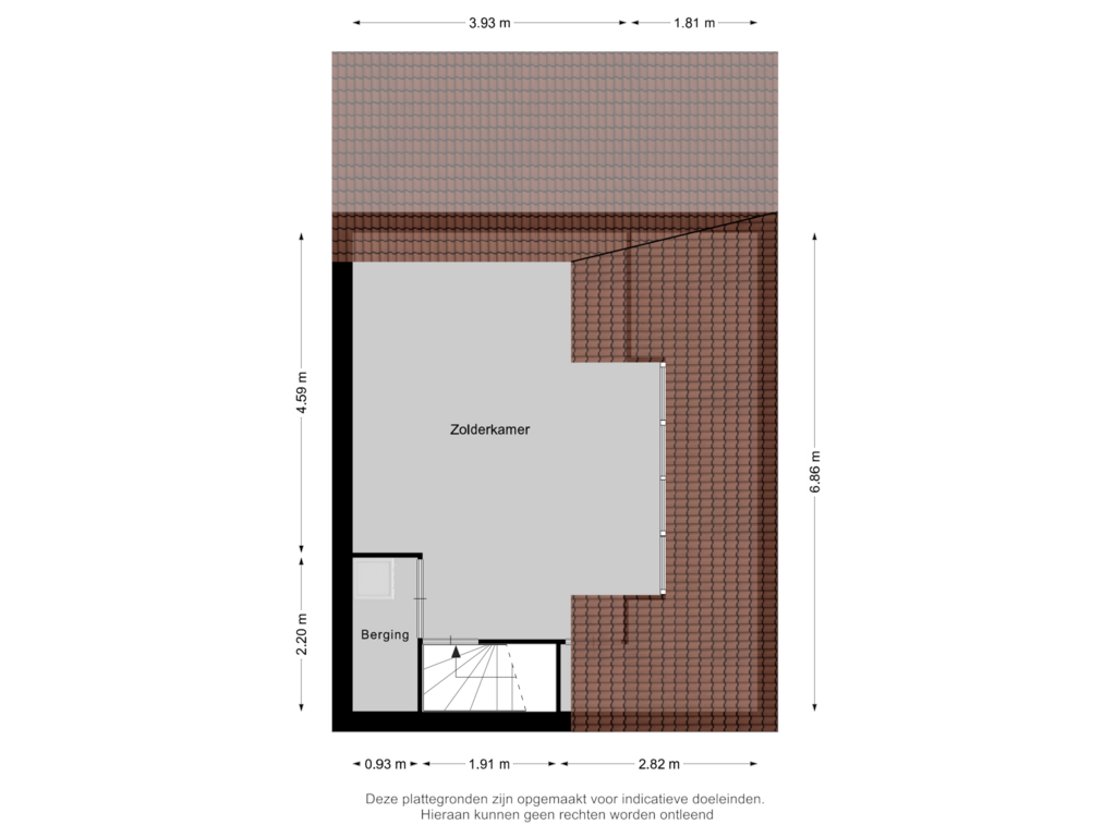 Bekijk plattegrond van 2e Verdieping van Hermelijnwit 16