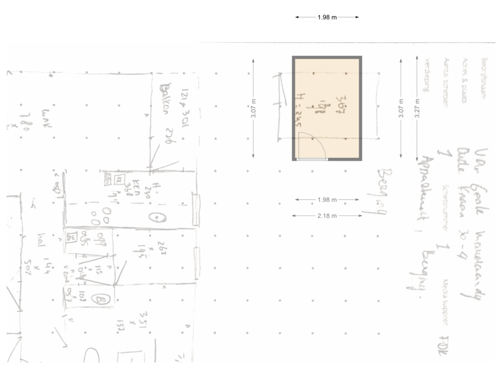 View floorplan of Begane grond of Oude Kraan 30-4