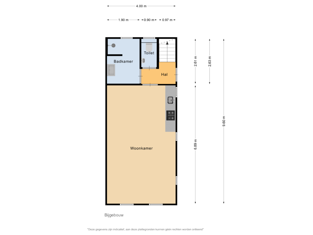 Bekijk plattegrond van Bijgebouw van Julianaweg 59