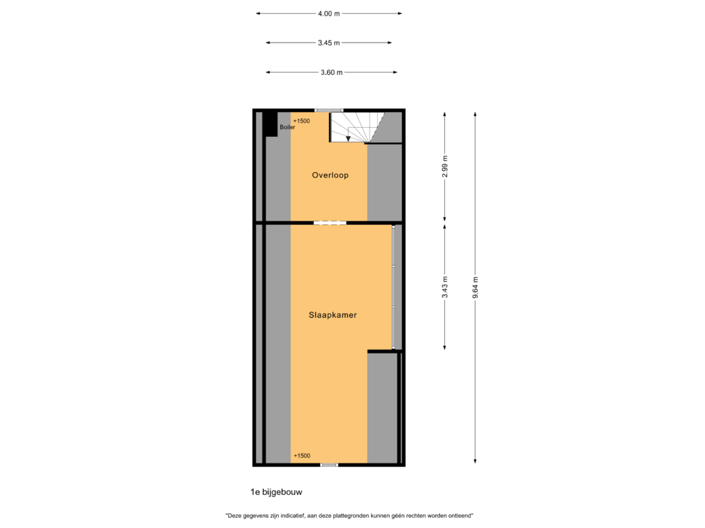 Bekijk plattegrond van 1e bijgebouw van Julianaweg 59