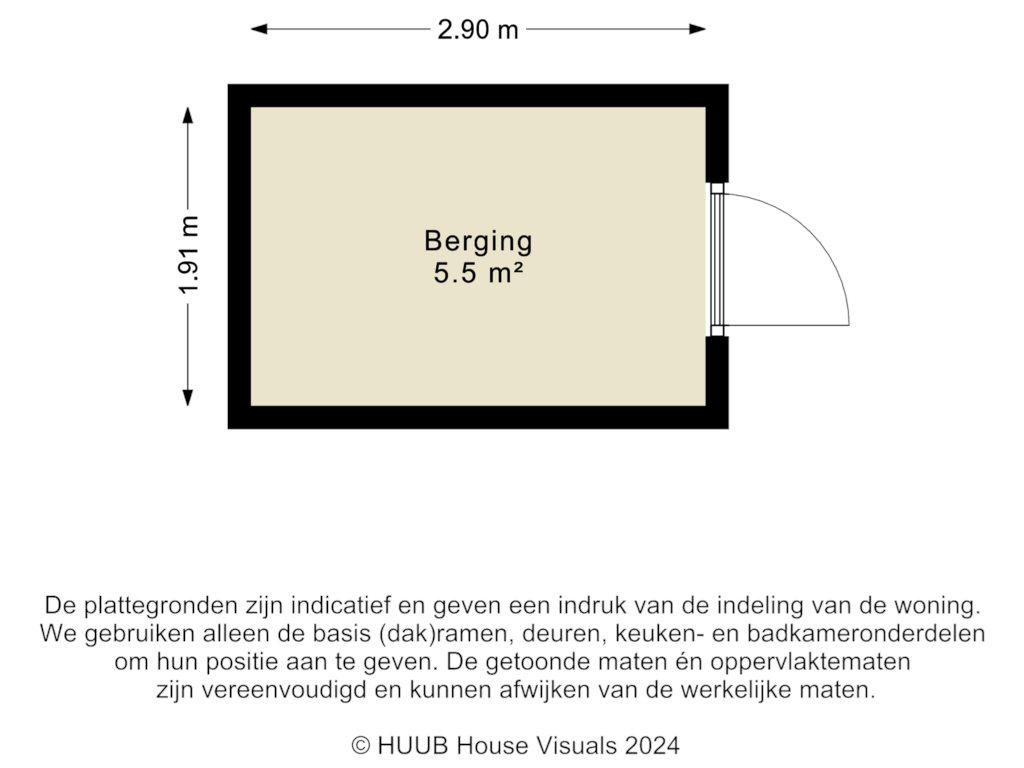 Bekijk plattegrond van Berging van Laura Bassihof 16