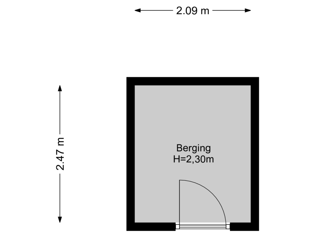 Bekijk plattegrond van Berging van Aalscholver 23