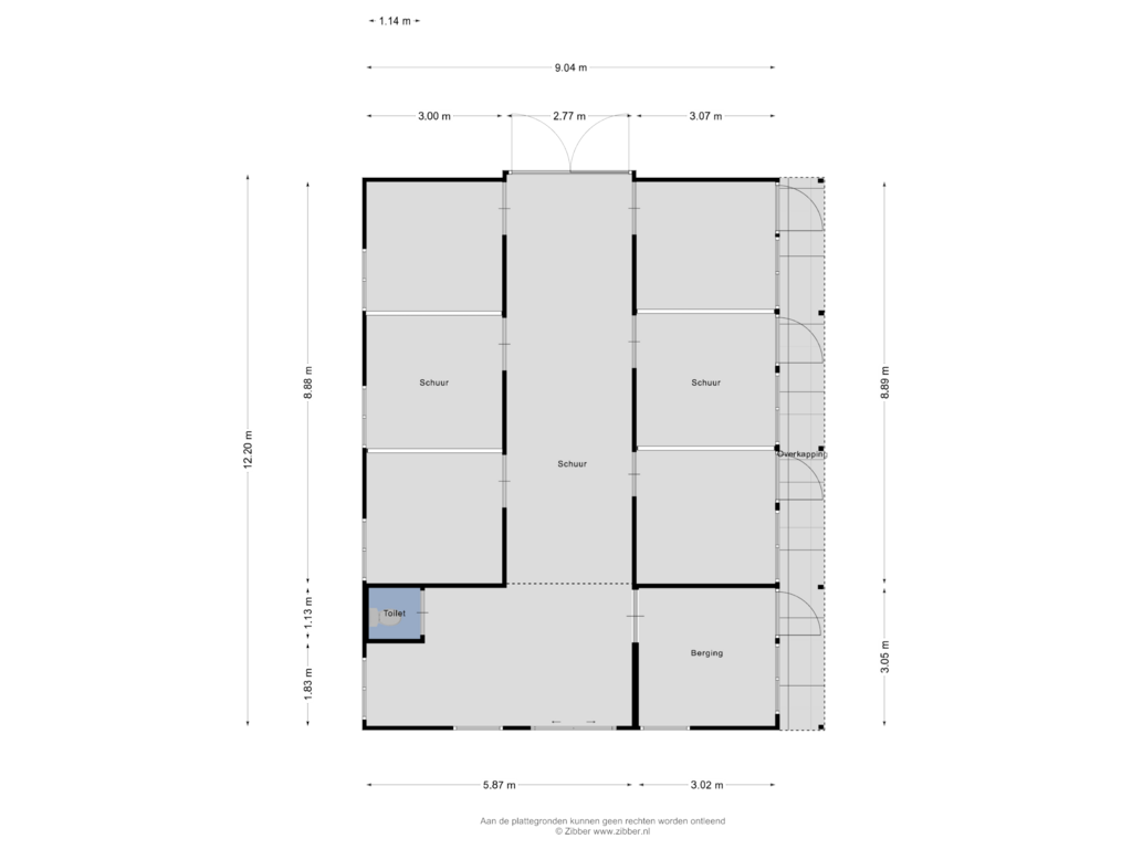 Bekijk plattegrond van Schuur van Duindijk 1