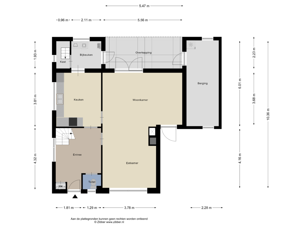 Bekijk plattegrond van Begane Grond van Cor van der Bokstraat 24