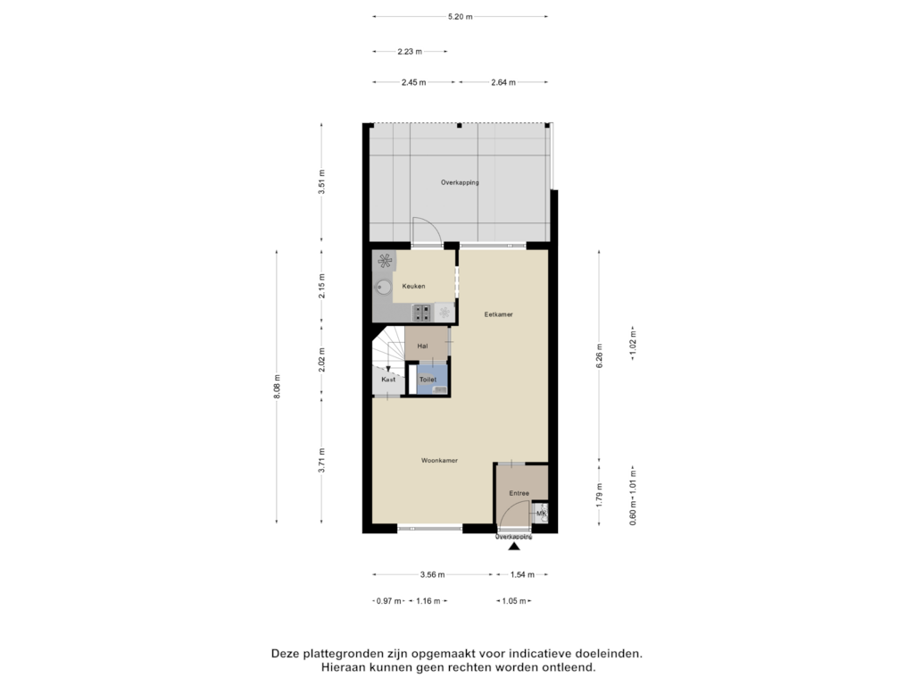 Bekijk plattegrond van Begane Grond van Dilleveld 85