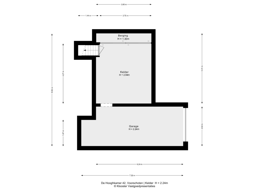 Bekijk plattegrond van Kelder van De Hooghkamer 42