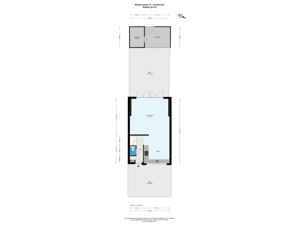 Bekijk plattegrond van Begane_grond van Meidoornlaan 15