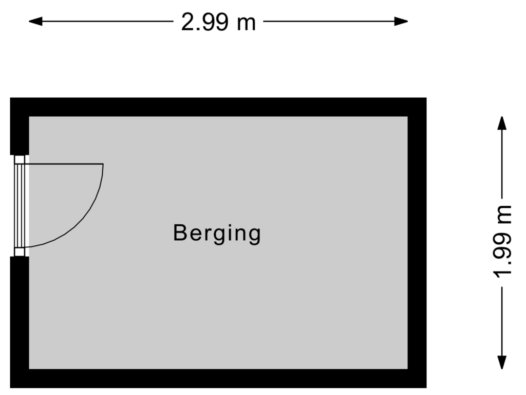 Bekijk plattegrond van Berging van De Praam 18