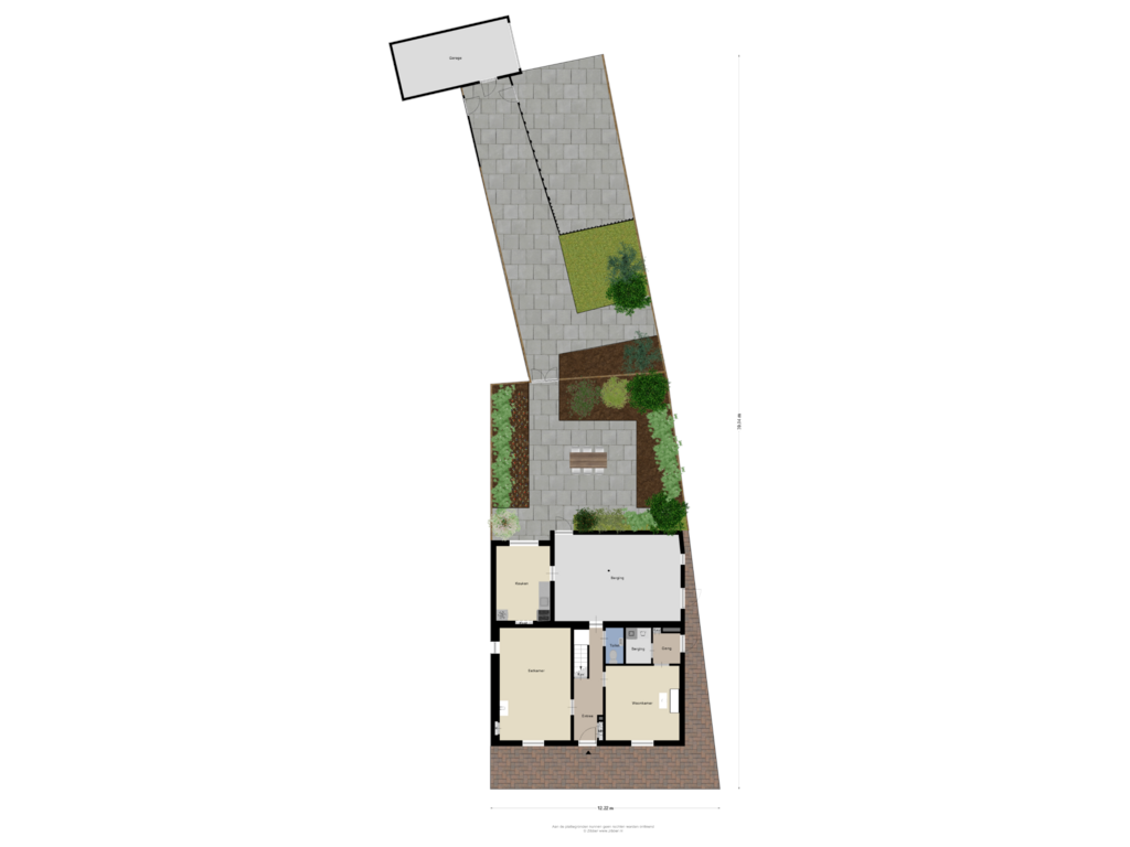 Bekijk plattegrond van Begane grond_tuin van Nieuwstraat 130