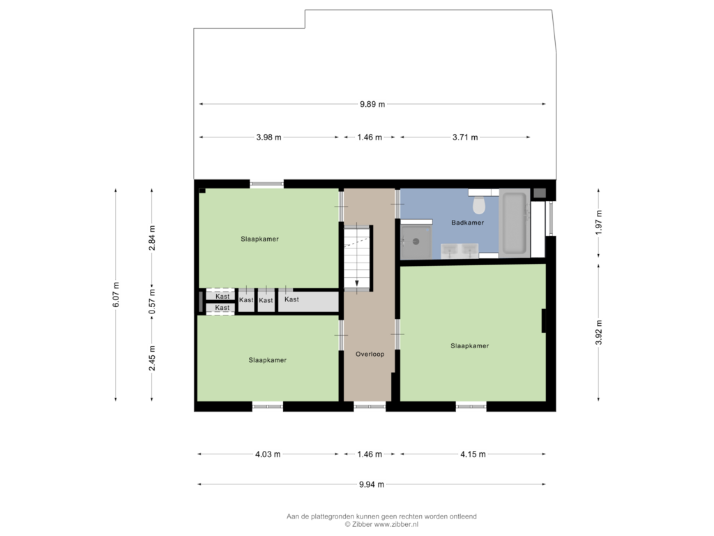 Bekijk plattegrond van Eerste  verdieping van Nieuwstraat 130