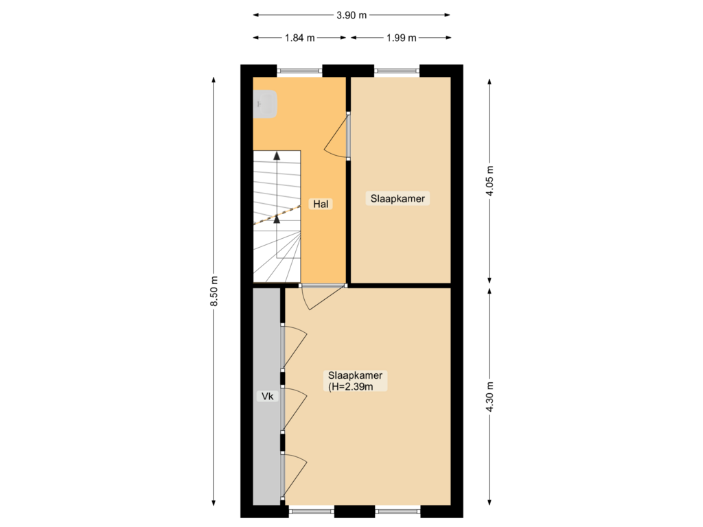 Bekijk plattegrond van Floor 1 van Papaverstraat 36