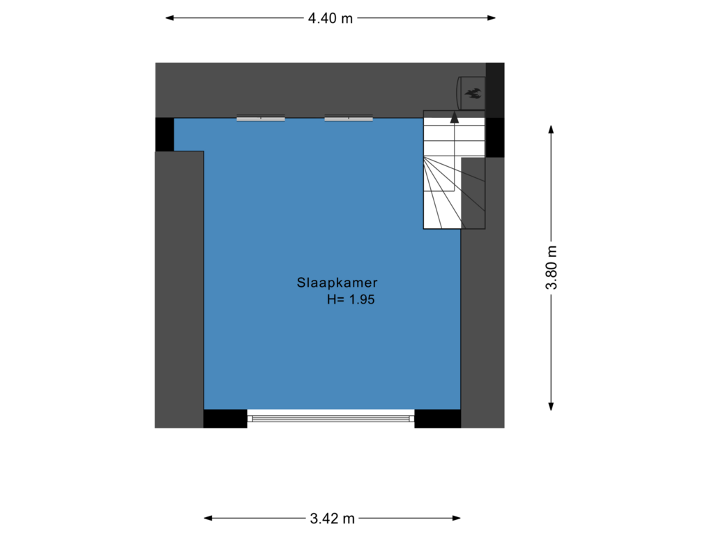 Bekijk plattegrond van Tweede etage van Lazaruskade 49