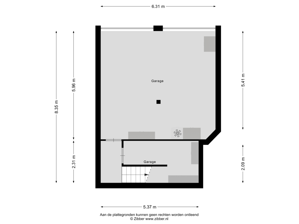 Bekijk plattegrond van Souterrain van Merellaan 9