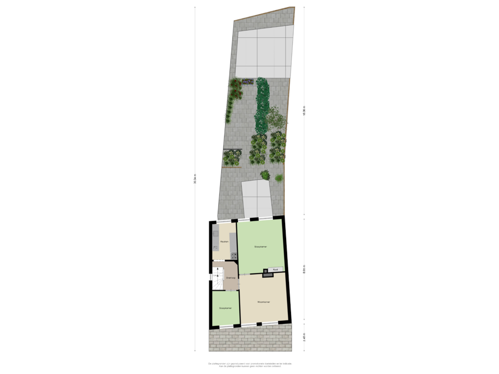 Bekijk plattegrond van Eerste Verdieping_Tuin van Misterweg 3