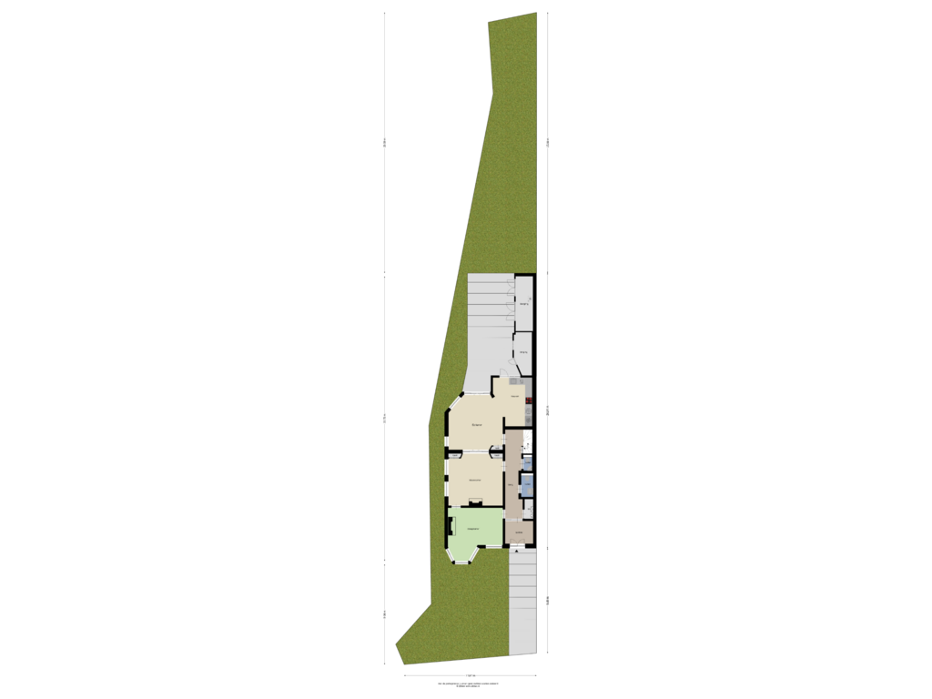 View floorplan of Begane Grond -Tuin of Noordeindeplein 2-B