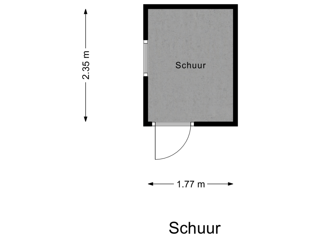 Bekijk plattegrond van Schuur van Schuytstraat 95