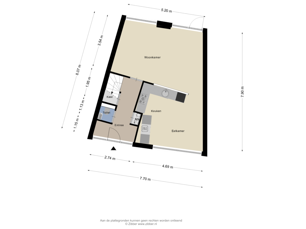 Bekijk plattegrond van Begane Grond van Cornelis Claasz Baas Hof 5