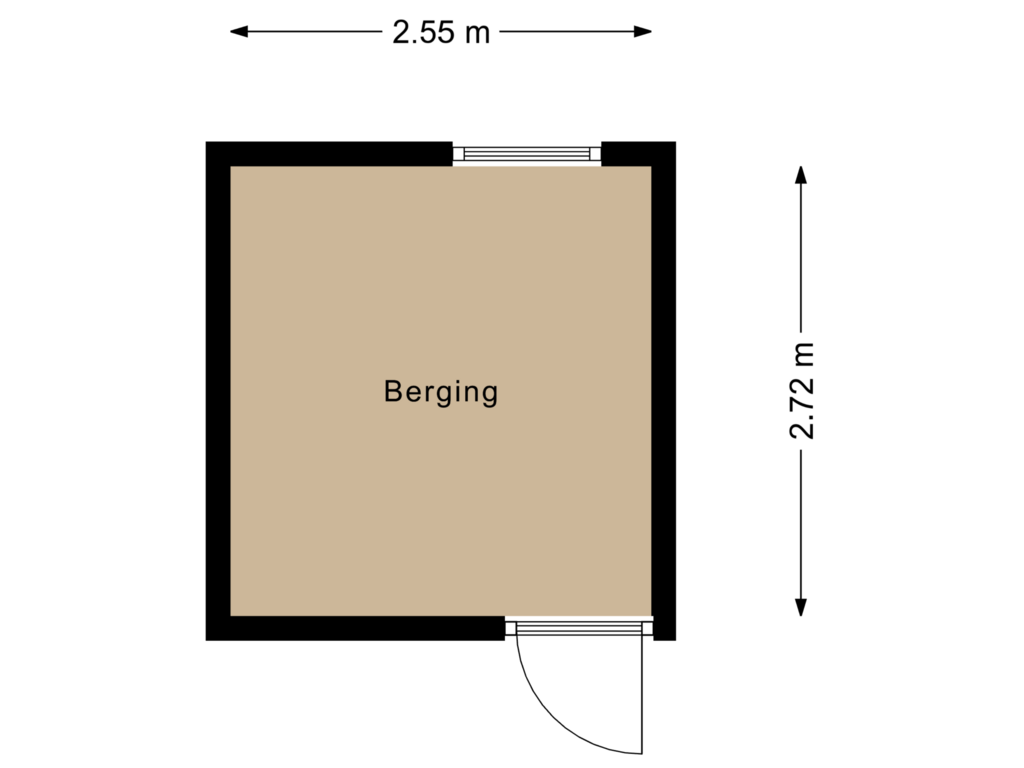 Bekijk plattegrond van Berging van Brahmslaan 1