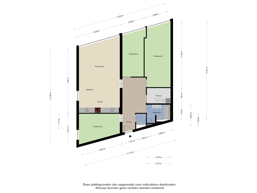 View floorplan of Appartement of Regattaweg 156