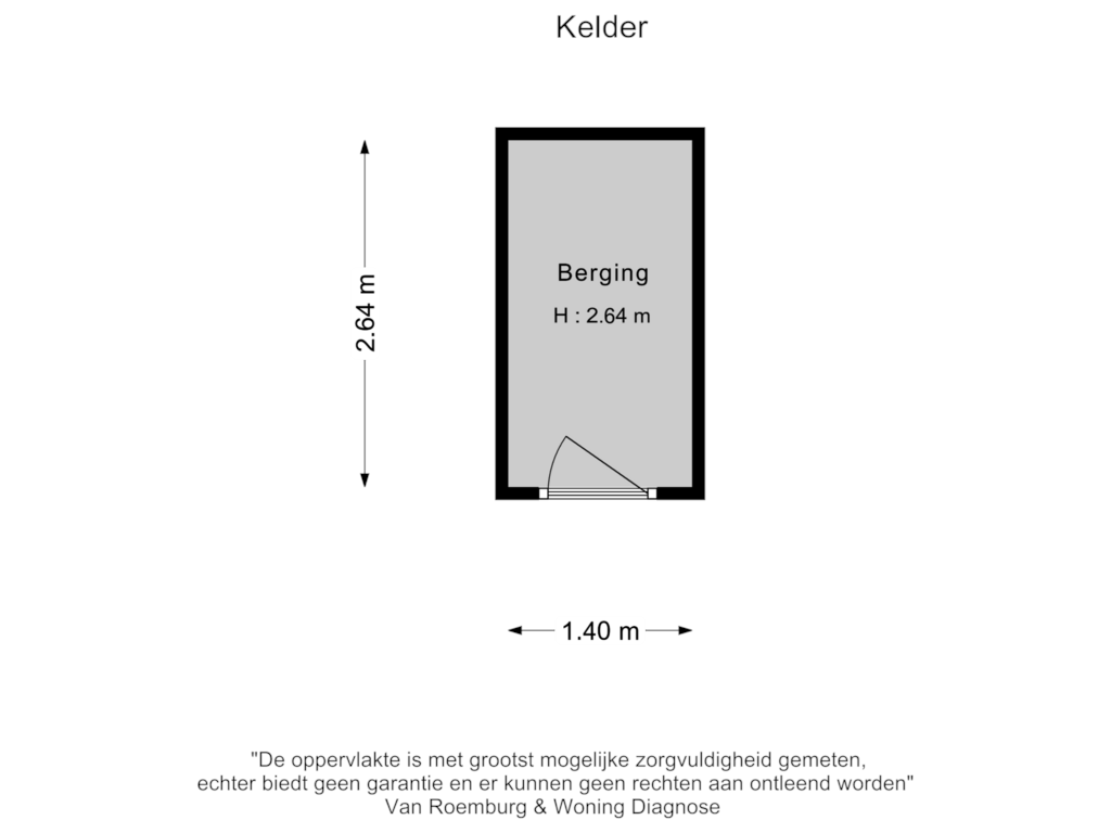 Bekijk plattegrond van Berging van Bachstraat 186