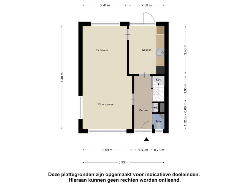 Bekijk plattegrond van Begane Grond van Anjelierstraat 49