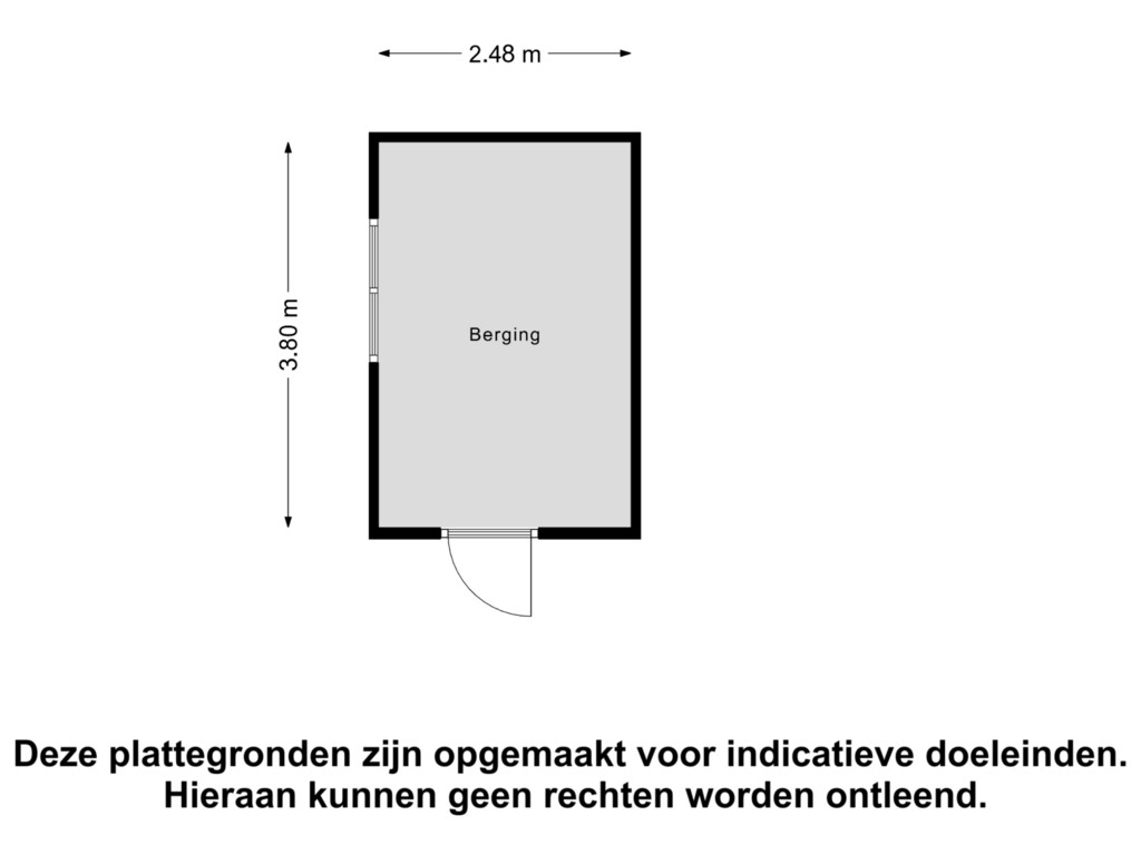 Bekijk plattegrond van Berging van Anjelierstraat 49