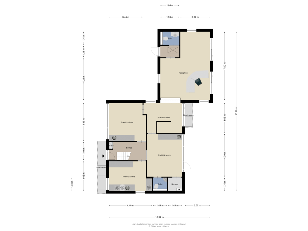 Bekijk plattegrond van Begane grond van Wollefoppenweg 27-B