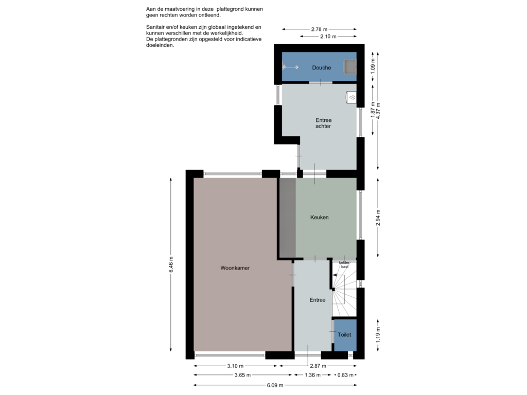 Bekijk plattegrond van Begane grond van Marijkeweg 18